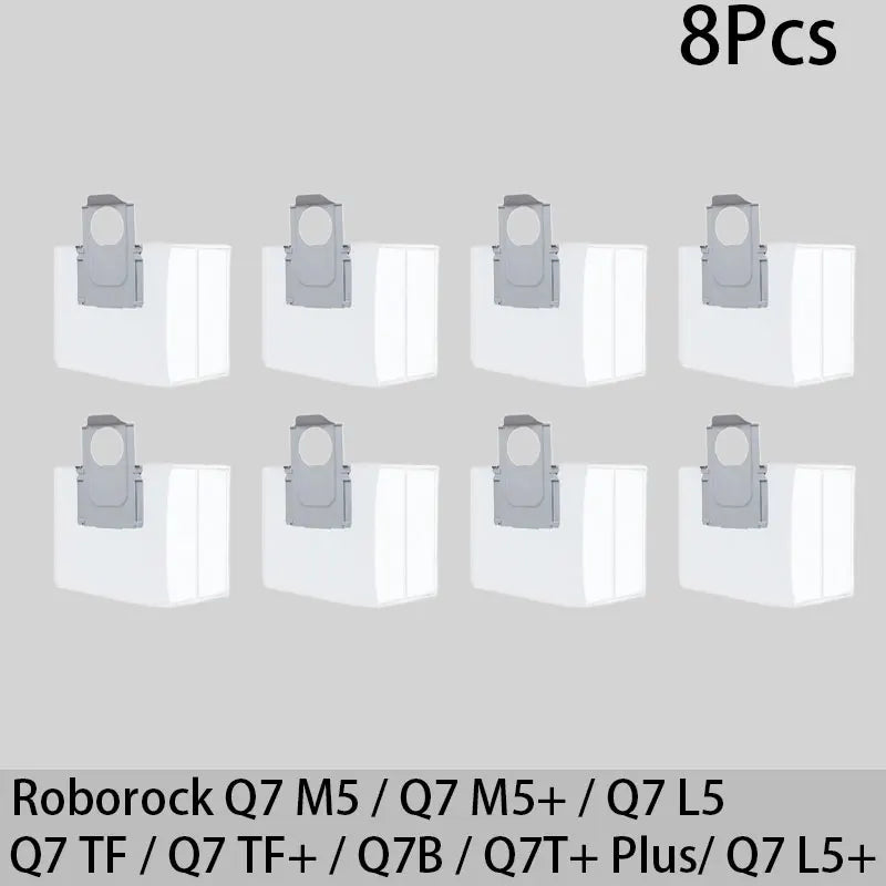 Roborock Q7 M5 / Q7 M5+ / Q7 L5 / Q7 L5+ / Q7 TF / Q7 TF+ / Q7B / Q7T+ Plus Parts Main Brush Filter Mop Cloth Dust Bag