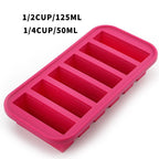 1PC 2/4/6Grid Silicone Freezer Mold with Lid Refrigerated Food Storage Box Food Box Ice Tray Mold Ice Box Fresh-keeping Box