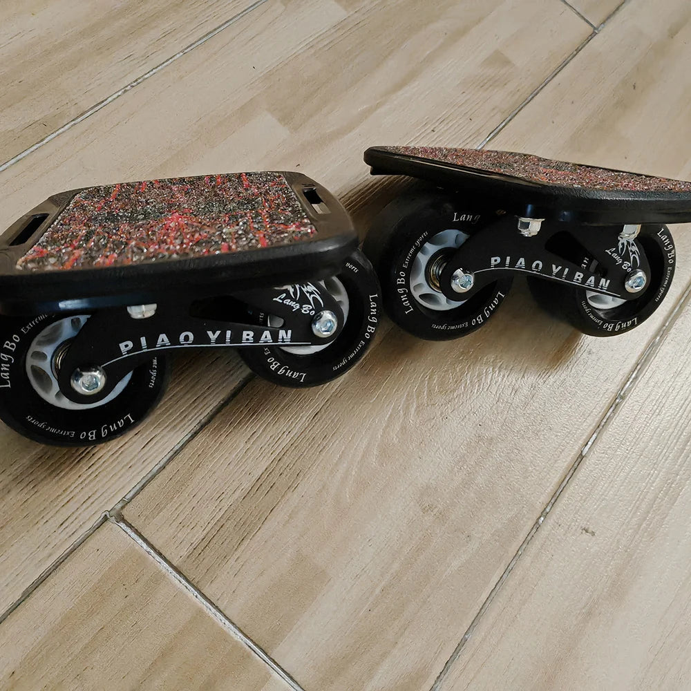 1 Pair Skateboard Aluminium Alloy Mini Drift Short Board Roller