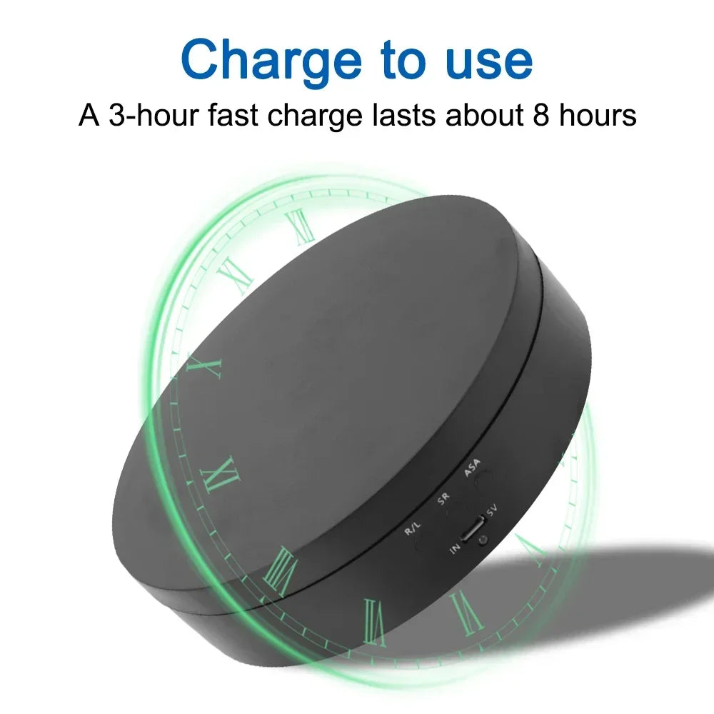 Motorized Rotating Display Stand,360 Degree Electronic Turntable Display Stand,Jewelry,Watch,3D Models(Does not contain battery)