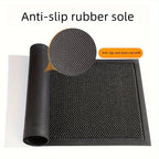 PVC Rubber Doormat Non-Slip Water-Resistant Elastic Mesh Welcome Mat for Indoor and Outdoor Use Easy To Clean Hand Wash Only