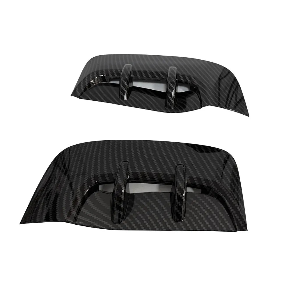 For Kia Stinger 2017-2023 2Pcs Car Side Vent Sticker Air Flow Fender Exterior Air Intake Fender Decor Cover Trim Accessories