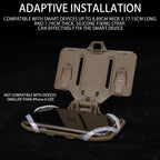 Molle folding phone map holder navigation board for tactical vest chest mount, black/green/desert, 1pc/5pcs