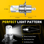 2025 NEW AUXITO 30000LM H4 LED Lights Bulb 9003 HB2 LED Headlights High and Low Beam with Fan Wireless 60W Car Headlamp 12V 2Pcs