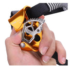 Rock Climbing Foot Ascender for SRT, Left/Right Foot, Black or Gold