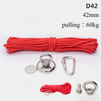 Super strong neodymium magnet, iron and boron lifting ring, magnetic suction cup, salvage artifact set