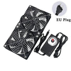 120mm 3000RPM Fan Cooling with Controller 12cm 12V 220V Btc Machine Chassis Workstation Cabinet Radiator Server Fan