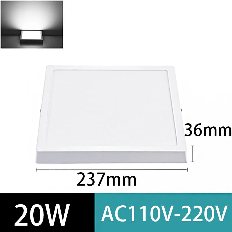 Square White 20W / 2PCS / Cold White