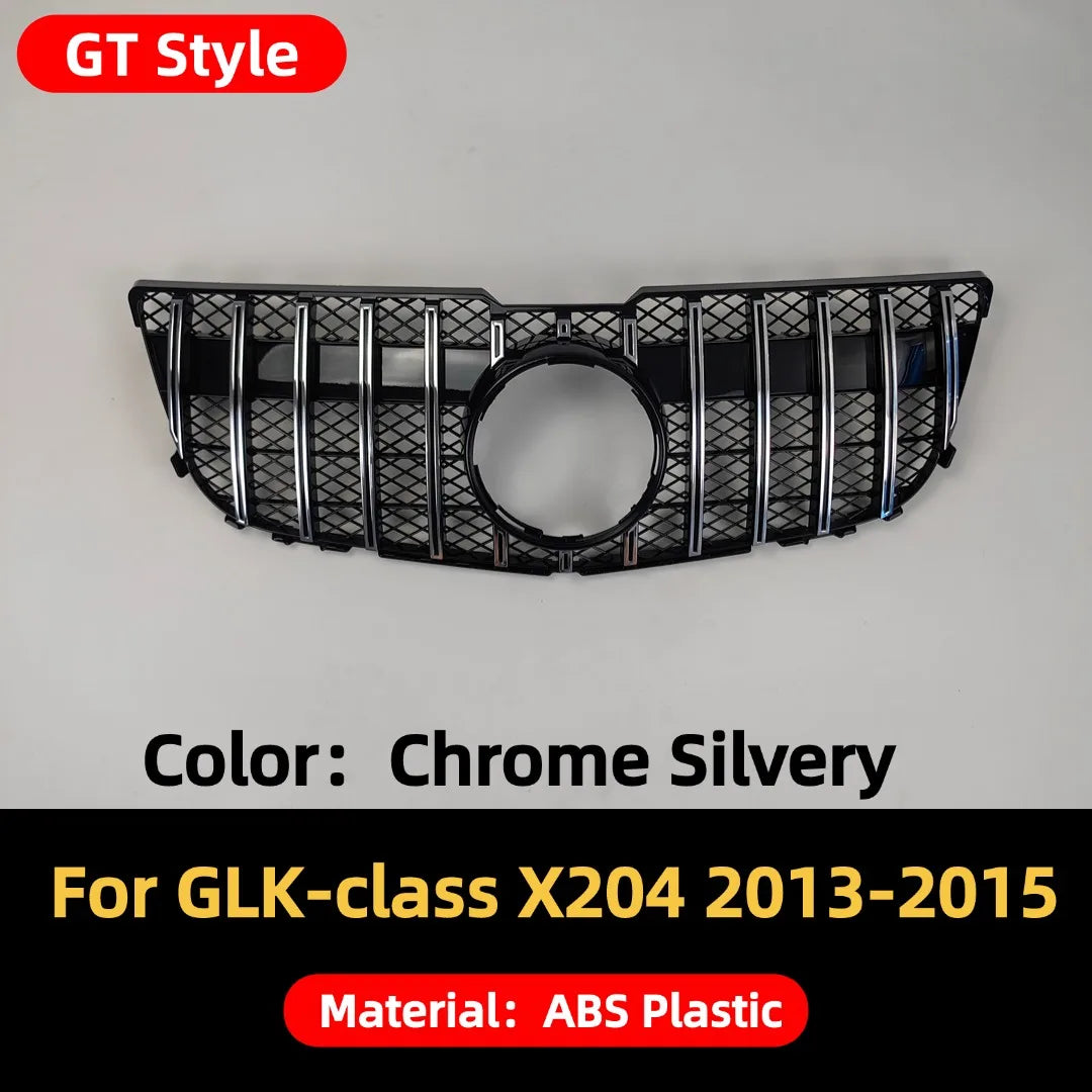 Front Bumper Grille Grill Tuning Accessories For Mercedes Benz GLK X204 GLK220 GLK250 GLK300 GLK350 2008-2015 Stars GT Style