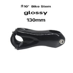 Bicycle Stem Carbon MTB/Road Bike ±10 degrees Stems 80/90/110/110/120/130mm 28.6 mm fork  31.8mm handlebar bike frame parts