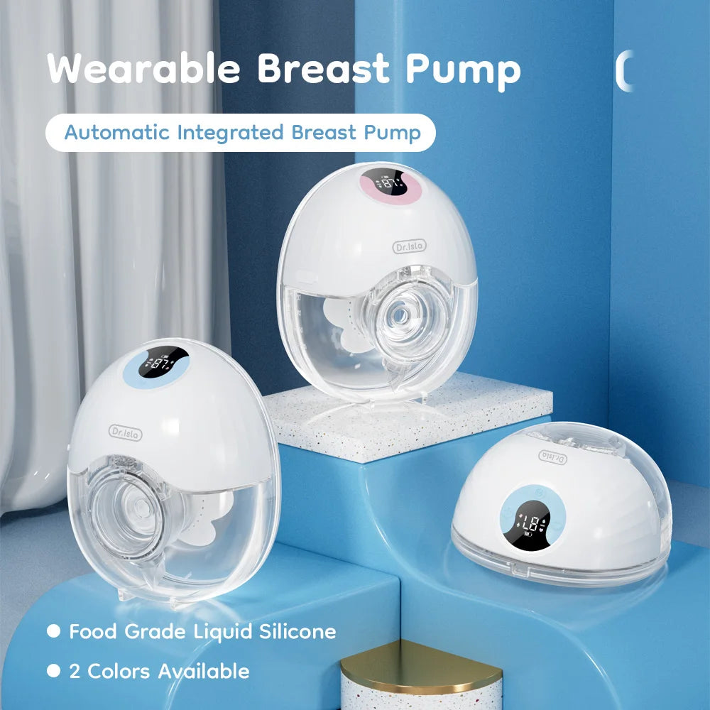 Wearable Breast Pump Hands Free Electric Breast Pumps Comfort Milk Collector Lightweight with LED Display 4 Modes & 36 Levels