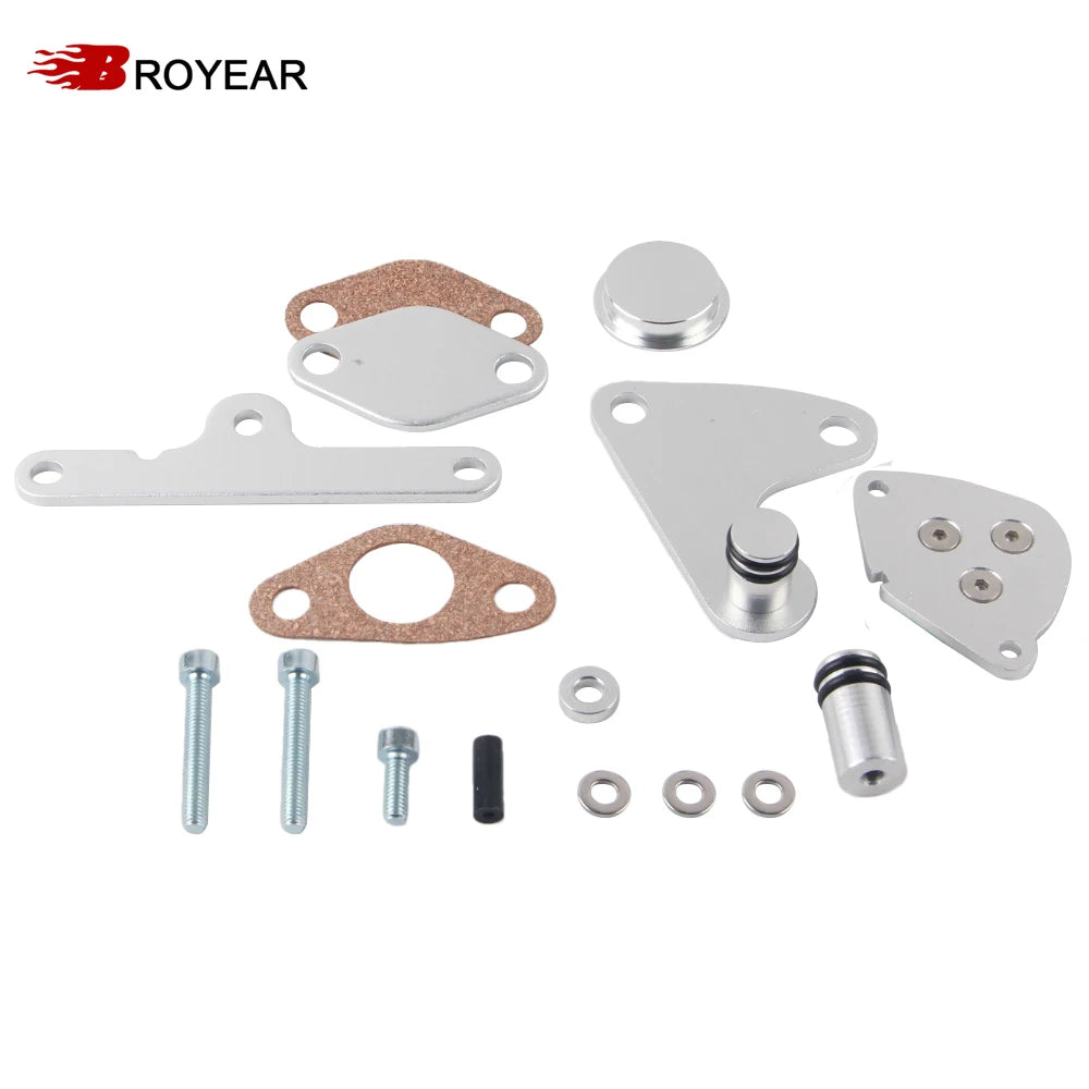 Broyear Valve Cover Gasket Kit Aluminum Silver for BMW 2.0 N47 N47S Diesel Engines