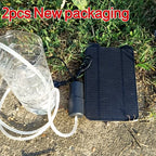 Small Solar Oxygen Pump Supplies Oxygen Day and Night for The Pool and Fish Tank To Continuously Bubbling Oxygen for Small Fish