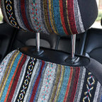 Multi-Color Baja Saddle Blanket Weave Universal Car Seat Cover