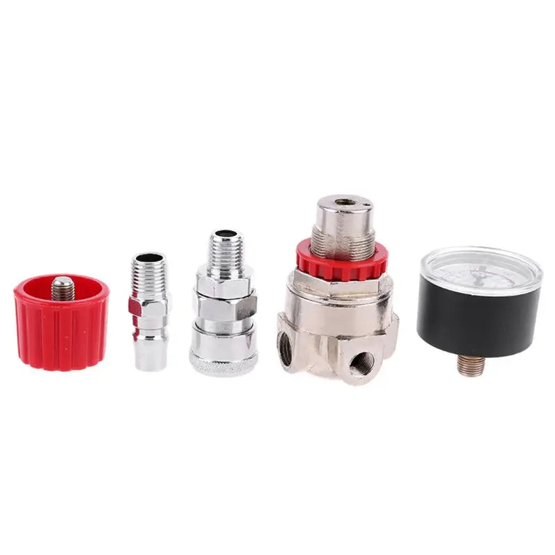 Air Compressor Pressure for Valve Switch Regulator Pressure Switch Control for Valve with Gauge Stainless Steel Dual Sca
