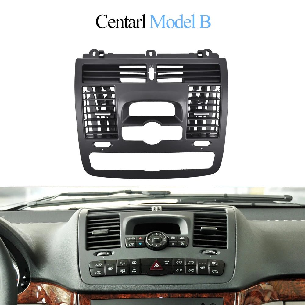 LHD RHD Car Left Right Centarl AC Vent Grille Air Outlet Panel Cover For Mercedes Benz Vito Viano W636 W639 2004-2015