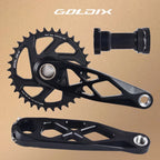 GOLDIX MTB Crankset BSA 24mm 165mm 170mm 175mm Direct Mount R-SPEC Trail Hollow Bike Crank Spindle DH AM XC for Shimano SRAM