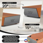 2025 Rolling Knife Sharpener Kit For Straight Edge Roller Knife Sharpening With Industry Diamonds Chef Knife Set Fast Delivery