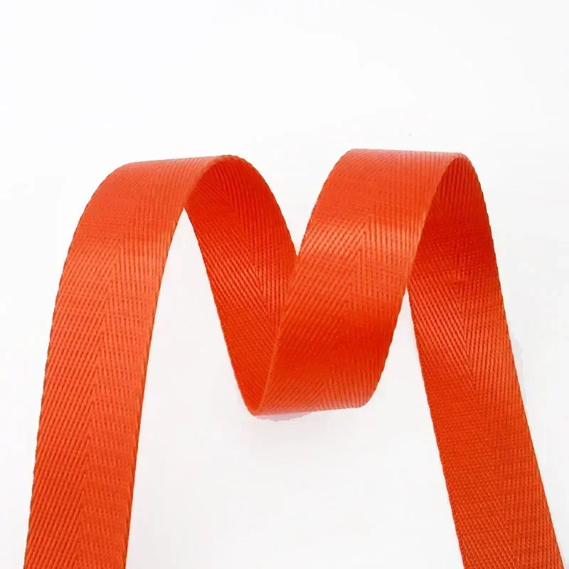 10Meters Meetee 1mm Thick 25mm Nylon Webbing Tape Backpack Strap Band Ribbon Seat Belt DIY Bag Binding Fabric Sewing Accessories