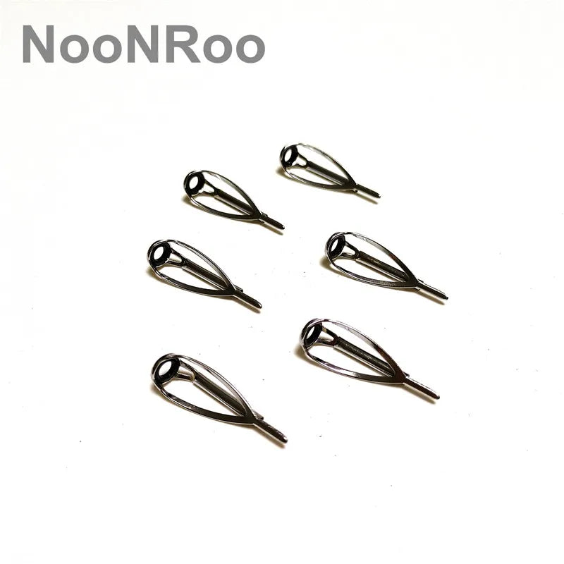 NooNRoo MN Tip Top 50PCS  5 Size in 1 Box   Fishing Rod Repair Guides Rod Building Accessory 50 Pcs /Box