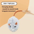 Mouse 1Pc Funny Lifelike Plush Mouse Running Rat Toy for Cats Dogs Tail Mouse Pets Kids Random Color Cat Accessories Toys Mice
