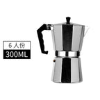 Mocha Coffee Pots Italian Aluminum Octagonal Pot Coffee Cup Maker Tea Maker Portable Coffee Maker