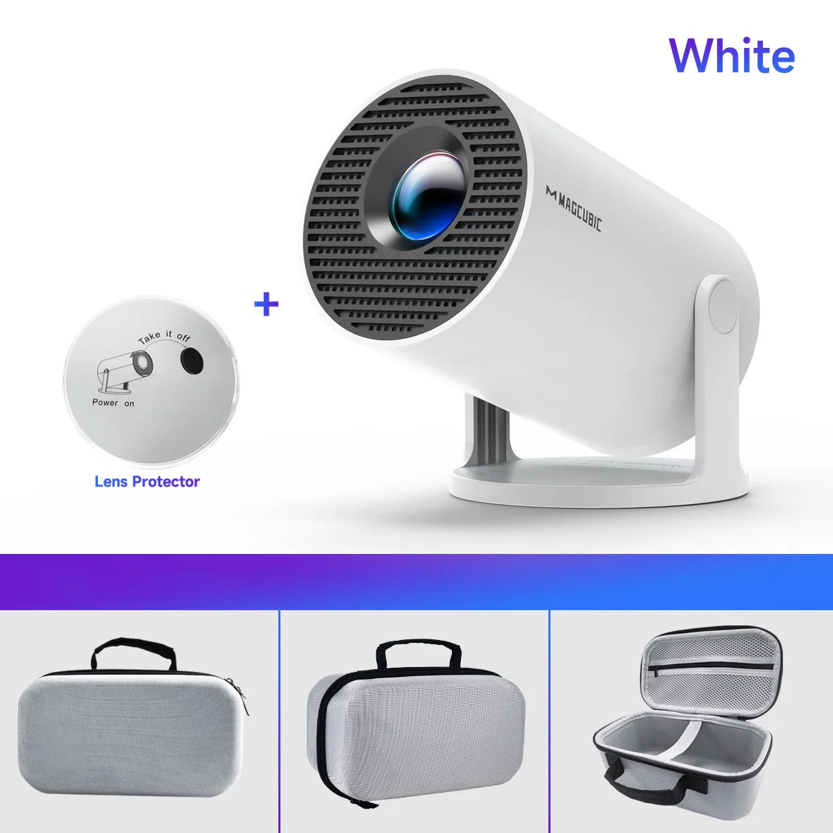 White Bag Lens / UK Plug