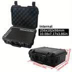 1 waterproof hard hand-held toolbox bag with pre cut sponge storage box, impact resistant unmanned driving chassis