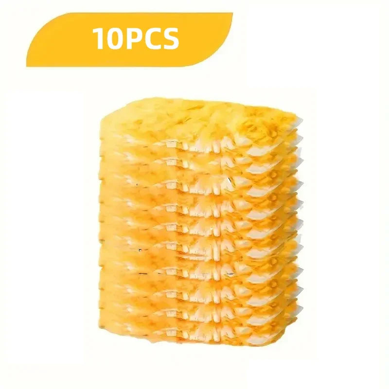 Single-sided 180 ° electrostatic precipitator for cleaning dust spider web cleaning disposable feather duster roof and desktop