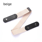 New 4/3/2/1PC Stretch Elastic Waist Band Invisible Belt Buckle-Free Belts for Women Men Jean Pants Dress No Buckle Easy To Wear