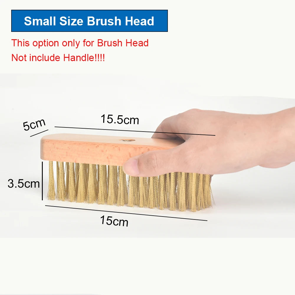 SHANGPEIXUAN Professional Pizza Oven Copper Brush Scraper Household Grill Brass Cleaning Brush with 21 inch Aluminium Handle