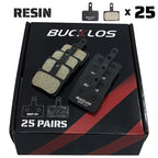 25 Pairs BUCKLOS BRP-01 Disc Brake Pads Ceramic Resin MTB Hydraulic Brake Pads Durable Bicycle Brake Pad for SHIMANO B01S B05S