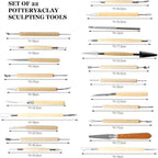 61Pcs Pottery Clay Sculpting Tools Carving Tool Kit With Carrying Case Bag For Beginners Professionals Pottery Modeling DIY Tool