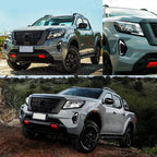 DRL Led Daytime Running Driving Fog Lamp Light Fit For Nissan Navara NP300 Frontier 2020 2021 Waterproof Turn Signal Yellow
