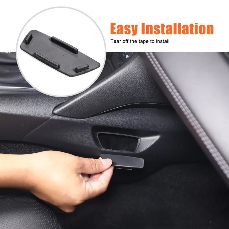 LHD RHD for Mazda MX-5 ND 2016-2024 Passenger Cup Holder Hole Protective Cover Car Interior Protective Accessories ABS Black