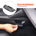 LHD RHD for Mazda MX-5 ND 2016-2024 Passenger Cup Holder Hole Protective Cover Car Interior Protective Accessories ABS Black
