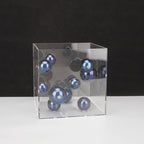 European-style Square Acrylic Cover Ball Ornaments Living Room Porch TV Cabinet Model Room Home High-end Decorations Modern
