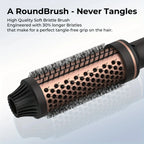 Valentine Gift Hair Curler Straightener Electric Hair Brushes Hot Comb Professional Curling Iron Heated Anti-Scald Thermal Brush