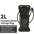 NEWBOLER Hydration Water Bladder Reservoir Bag, PEVA, 1.5L 2L 3L, Transparent/Grey