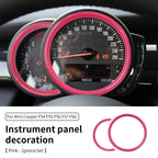 Car Tachometer Decoration Ring For Mini Cooper S F56 F55 F54 F60 Clubman Countryman Dashboard Panel Frame Cover Trim Accessories