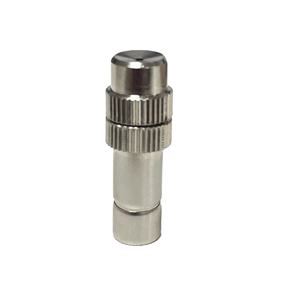 10 Sets Adjustable Copper Misting Nozzle Universal Spray Sprinkler With 8mm Tee Connector for Watering Irrigation Cooling