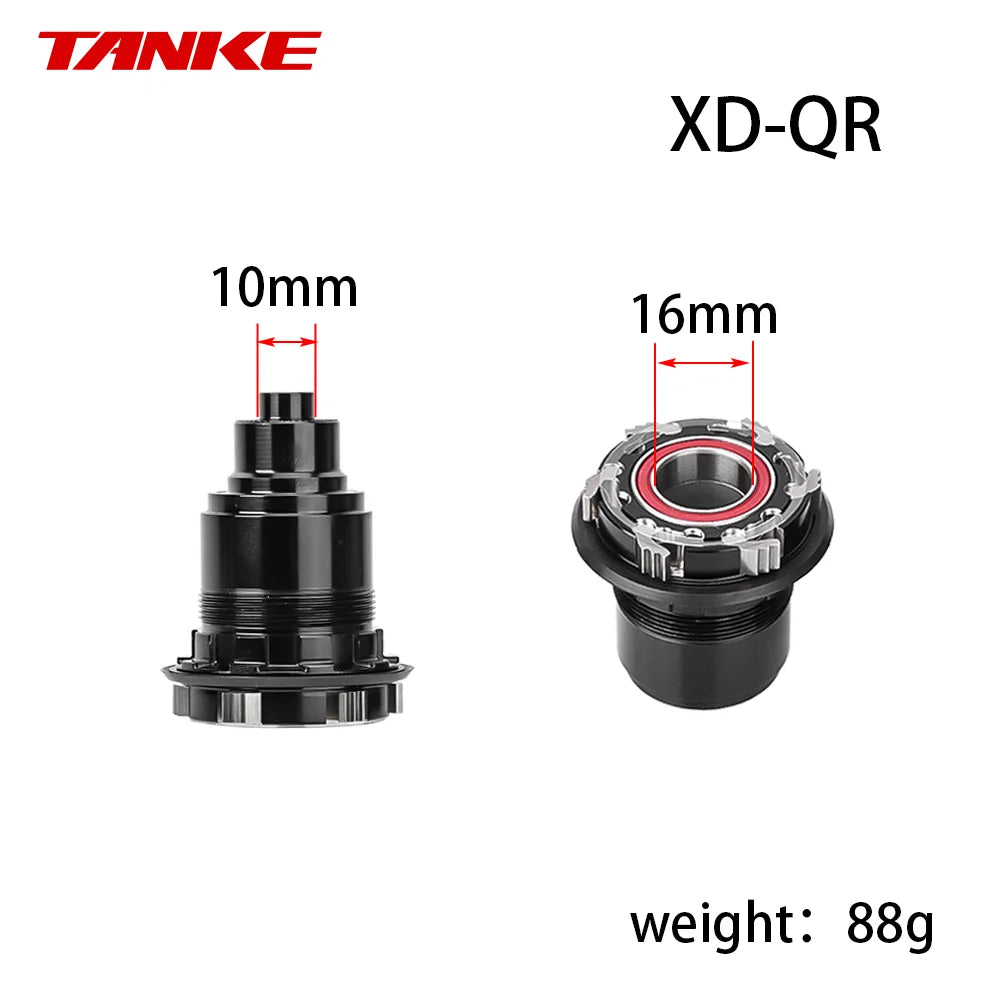 TANKE MTB Wheelset Freehub XD HG MS Hub Body Driver 6 Pawls Replacement 135 QR 142 Thru Axle Caps 12MM Bearings Tower base Repai