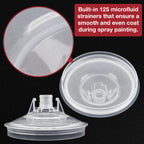 10/25/50Pcs Spray Gun Paint Mixing Cup H/O Quick Cup Spray Gun Tank 20.3oz/600ML Disposable Paint Cup with Spray Gun Cup Adapter