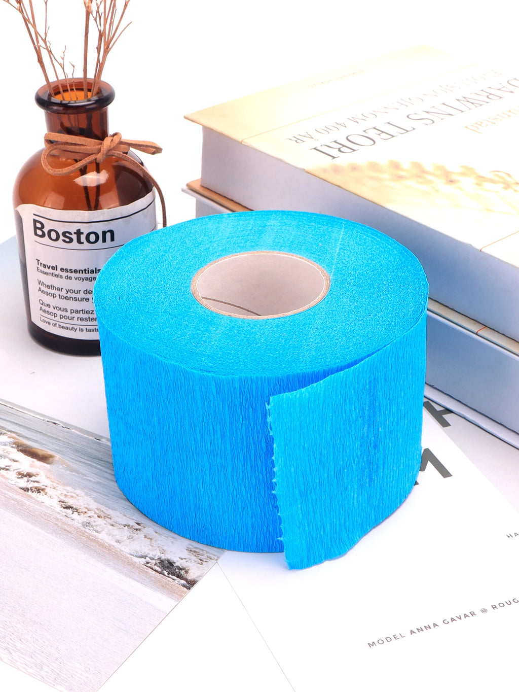 5Pcs/set Disposable Hairdresser Neck Strip Haircut Paper Barbershop Adjustable Hairdressing Collar Hair Salon Styling Tools