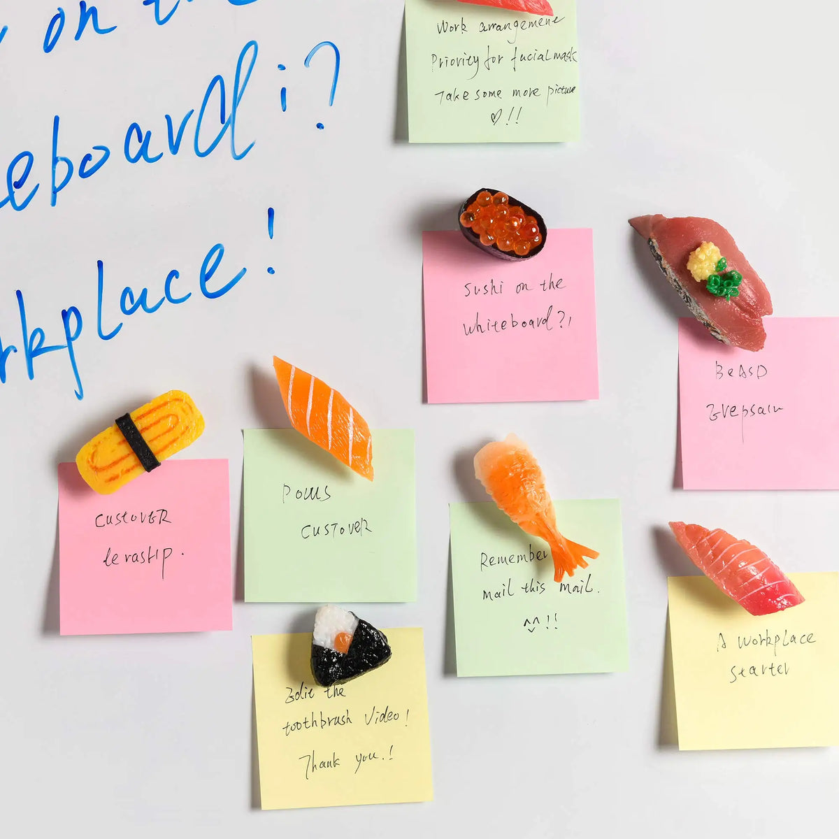 Sushi refrigerator magnet cute funny fridge magnet for whiteboard home decor 1pc