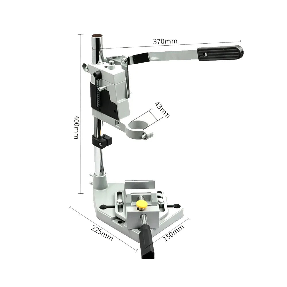 Multi-Function Electric Drill Stand Woodworking Drilling Positioning Table Bench Drill Holder Mini Vice Pliers Bench Clamp