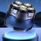 6 Head Portable Waterproof Rechargeable Shaving machine Foil Head Bald Shaver Barber Electric Shavers for Men