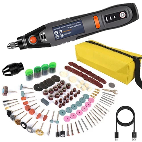 8500r-21000rpm USB Cordless Rotary Tool Dremel Mini Drill Engraving Pen Electric Mini Wireless Drill Accessories DIY Set
