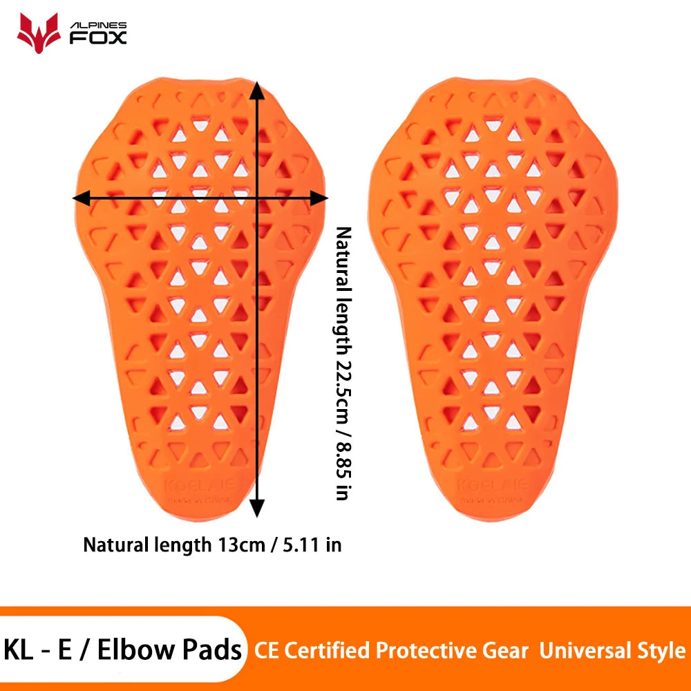 CE Certified Motorcycle Armor Jacket Insert Back Protector Universal Anti-Shock Rider Armor Back Spine Protective Pad