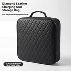 Waterproof Portable EV Charger Cable Storage Bag for Electric Vehicle Charging Gun Organizer Tool Case Auto Rechargeable Handbag